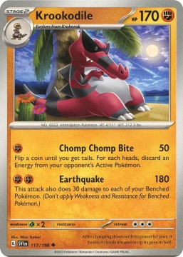 Krookodile #117 - Pokemon Scarlet & Violet