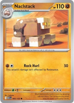 Naclstack REVERSE HOLO #83 - Pokemon Mega Evolution