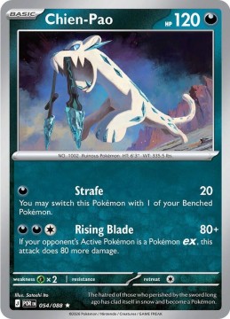 Chien-Pao REVERSE HOLO #54 - Pokemon Perfect Order