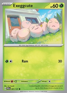 Exeggcute #1 - Pokemon Prismatic Evolutions