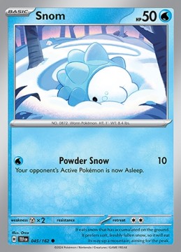 Snom REVERSE HOLO #45 - Pokemon Temporal Forces