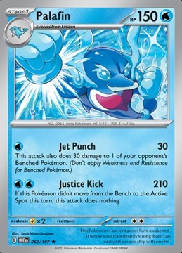 Palafin HOLO #62 - Pokemon Obsidian Flames