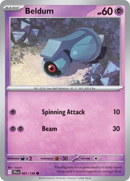 Beldum REVERSE HOLO #61 - Pokemon Journey Together 