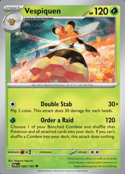Vespiquen #9 - Pokemon Paldea Evolved