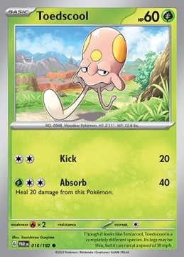Toedscool #16 - Pokemon Paradox Rift