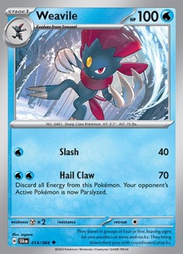 Weavile #14 - Pokemon Shrouded Fable