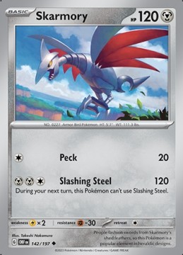 Skarmory #142 - Pokemon Obsidian Flames