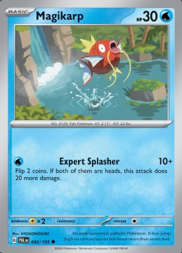 Magikarp REVERSE HOLO #42 - Pokemon Paldea Evolved