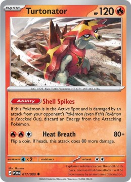 Turtonator #17 - Pokemon Perfect Order