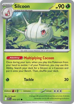 Silcoon ENERGY PATTERN #12 - Pokemon Ascended Heroes