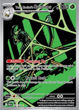 Team Rocket's Spidops #187 - Pokemon Destined Rivals 