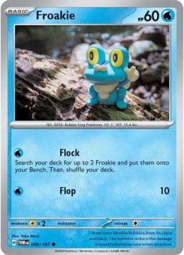 Froakie REVERSE HOLO #56 - Pokemon Twilight Masquerade