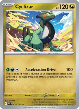 Cyclizar HOLO #70 - Pokemon Paldean Fates