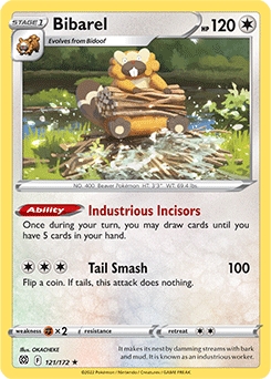 Bibarel HOLO #121 - Pokemon Brilliant Stars