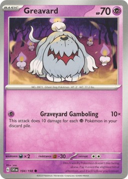 Greavard #104 - Pokemon Scarlet & Violet