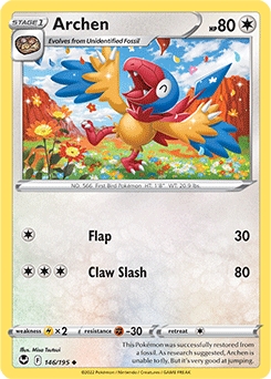 Archen #146 - Pokemon Silver Tempest