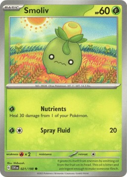 Smoliv #21 - Pokemon Scarlet & Violet