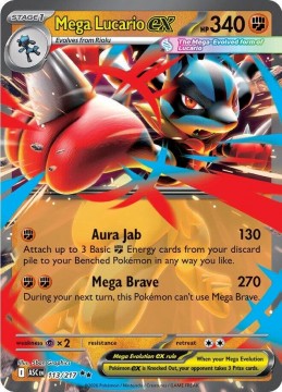 Mega Lucario EX #113 - Pokemon Ascended Heroes 
