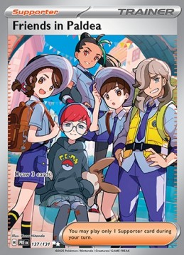 Friends in Paldea #137 - Pokemon Prismatic Evolutions