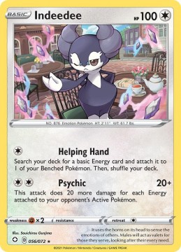 Indeedee HOLO #56 - Pokemon Shining Fates