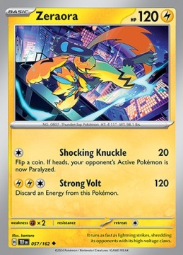 Zeraora #57 - Pokemon Temporal Forces