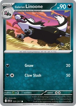 Galarian Linoone ENERGY PATTERN #131 - Pokemon Ascended Heroes