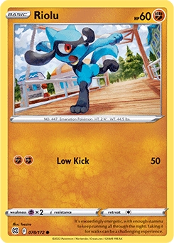 Riolu #78 - Pokemon Brilliant Stars