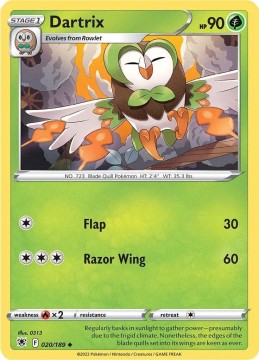 Dartrix #20 - Pokemon Astral Radiance