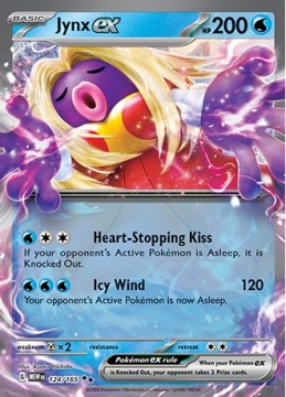Jynx EX #124 - Pokemon Scarlet & Violet 151