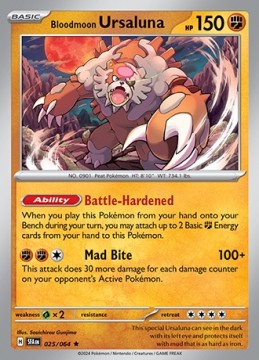 Bloodmoon Ursaluna HOLO #25 - Pokemon Shrouded Fable