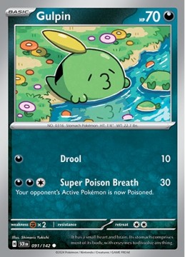 Gulpin #91 - Pokemon Stellar Crown
