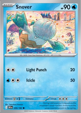 Snover #59 - Pokemon Destined Rivals