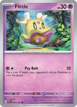 Flittle REVERSE HOLO #41 - Pokemon Paldean Fates