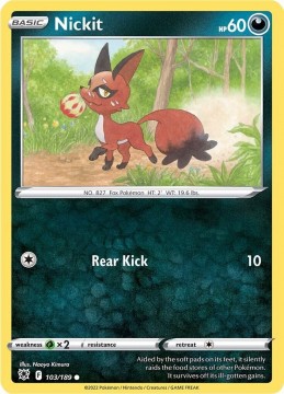 Nickit #103 - Pokemon Astral Radiance