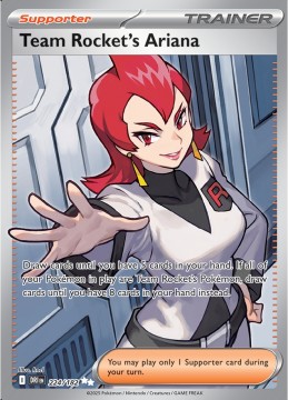 Team Rocket's Ariana #224 - Pokemon Destined Rivals