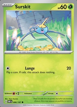 Surskit #6 - Pokemon Obsidian Flames