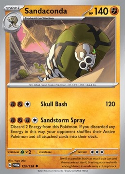 Sandaconda #120 - Pokemon Scarlet & Violet