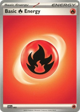 Basic Fire Energy COSMOS HOLO #2 - Pokemon Scarlet & Violet Energy