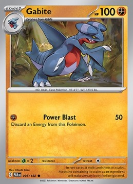 Gabite #95 - Pokemon Paradox Rift