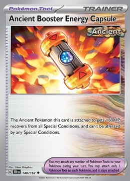 Ancient Booster Energy Capsule #140 - Pokemon Temporal Forces 