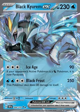 Black Kyurem EX #48 - Pokemon Surging Sparks 