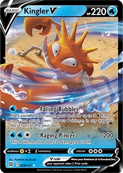Kingler V #28 - Pokemon Brilliant Stars