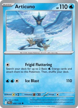 Articuno REVERSE HOLO #32 - Pokemon Journey Together