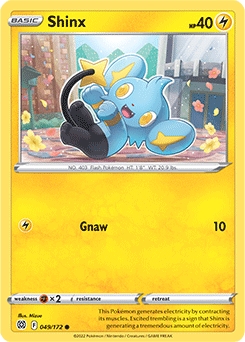 Shinx REVERSE HOLO #49 - Pokemon Brilliant Stars 