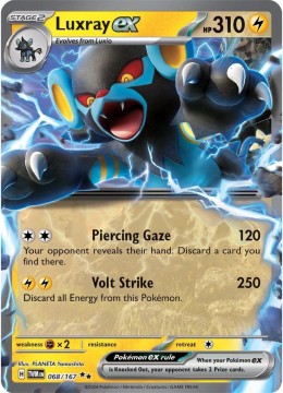 Luxray EX #68 - Pokemon Twilight Masquerade