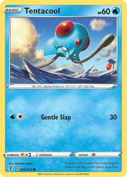 Tentacool #26 - Pokemon Evolving Skies