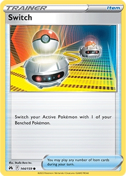 Switch REVERSE HOLO #144 - Pokemon Crown Zenith