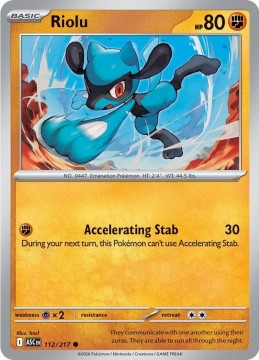 Riolu #112 - Pokemon Ascended Heroes