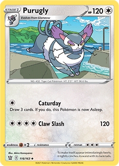 Purugly #116 - Pokemon Battle Styles