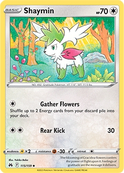 Shaymin #115 - Pokemon Crown Zenith